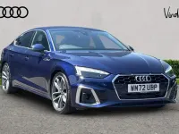 Used Audi A5 S-Line 200 HP (147 kW) 2023 Blue Coupe