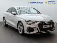Used Audi A3 S-Line 150 HP (110 kW) 2021 White Sedan