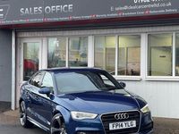 Used Audi A3 S-Line 150 HP (110 kW) 2014 Blue Sedan