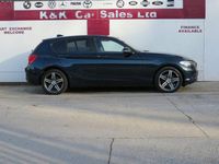 Used BMW 116 Sport Line 116 HP (85 kW) 2017 Blue Hatchback