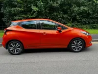 Used Nissan Micra Acenta 90 HP (66 kW) 2018 Orange Hatchback