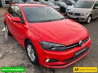 Used VW Polo SE 65 HP (47 kW) 2019 Red Hatchback