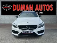 Used Mercedes C250 AMG line 2018 White Estate