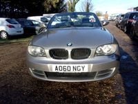Used BMW 118 Cabriolet Comfort Edition 143 HP (105 kW) 2010 Silver Cabriolet