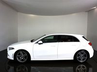 used Mercedes A180 A-Class 1.3AMG LINE 5d AUTO-2 FORMER KEEPERS FINISHED IN POLAR WHITE WITH HA
