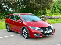 Begagnad Honda Civic SR 2016 Röd Kombi