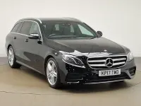 Used Mercedes E220 AMG line 194 HP (142 kW) 2017 Black Estate