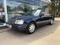 Used Mercedes E220 1997 Blue Cabriolet