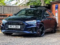 Used Audi A4 Black Edition 163 HP (119 kW) 2021 Blue Estate
