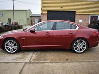 Begagnad Jaguar XF Portfolio 2011 Röd Sedan