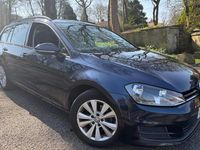 Used VW Golf VII SE 110 HP (80 kW) 2015 Blue Estate