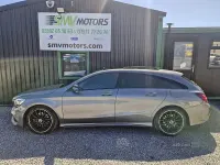 Usado Mercedes CLA220 AMG line 2019 Gris Berlina