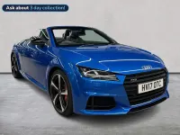 Used Audi TT Roadster Black Edition 2017 Blue Cabriolet