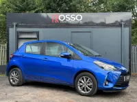 Begagnad Toyota Yaris 2017 Blå Halvkombi