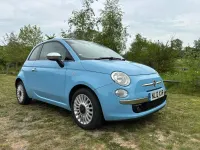 Usado Fiat 500 Lounge 69 CV (50 kW) 2012 Azul Utilitario