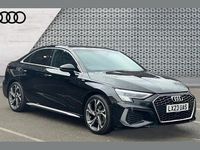 Used Audi A3 S-Line 147 HP (108 kW) 2023 Black Sedan