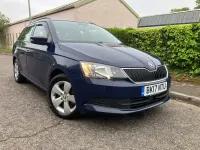Used Skoda Fabia SE 110 HP (80 kW) 2017 Blue Estate