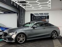 Used Mercedes C220 AMG Line Premium 170 HP (125 kW) 2016 Grey Coupe