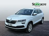 Used Skoda Karoq SE L 150 HP (110 kW) 2021 White SUV