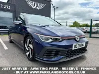 Used VW Golf VII GTI 2021 Blue Hatchback