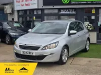 Begagnad Peugeot 308 Active 120 HK (88 kW) 2015 Silver Halvkombi