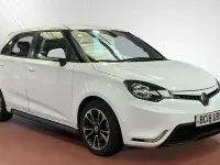 Used MG MG3 106 HP (77 kW) 2018 White Hatchback