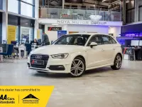 Begagnad Audi A3 Sportback S-Line 184 HK (135 kW) 2015 Vit Halvkombi