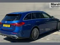 Used Mercedes C220 AMG Line Premium 196 HP (144 kW) 2023 Blue Estate