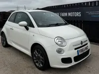 Used Fiat 500 S 69 HP (50 kW) 2014 White Hatchback