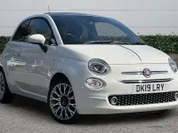 Used Fiat 500 Anniversary 69 HP (50 kW) 2019 White Hatchback