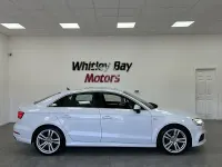 Used Audi A3 S-Line 116 HP (85 kW) 2019 White Sedan