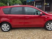Used Nissan Note Tekna 110 HP (80 kW) 2008 Red Hatchback