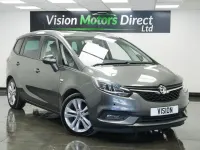 Used Vauxhall Zafira Tourer SRi 140 HP (102 kW) 2018 Grey MPV