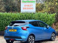 Used Nissan Micra Tekna 90 HP (66 kW) 2018 Blue Hatchback