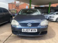 Used VW Golf V Match 105 HP (77 kW) 2007 Blue Hatchback