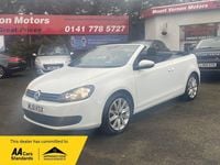 Used VW Golf Cabriolet SE 105 HP (77 kW) 2011 White Cabriolet