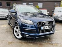 Used Audi Q7 S-line plus 204 HP (150 kW) 2014 Blue SUV
