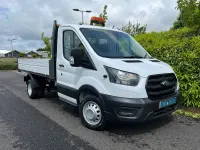 Used Ford Transit 130 HP (95 kW) 2021 White Cabriolet