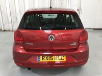 Used VW Polo SE 90 HP (66 kW) 2015 Red Hatchback