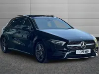 Used Mercedes A220 AMG Line Premium Plus 187 HP (137 kW) 2019 Cosmos black Hatchback
