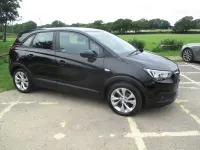 Used Vauxhall Crossland X 81 HP (59 kW) 2018 Black SUV
