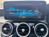 Begagnad Mercedes C220 AMG line 194 HK (142 kW) 2018 Vit Kombi