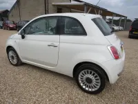 Used Fiat 500 Lounge 69 HP (50 kW) 2010 White Hatchback