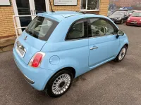 Used Fiat 500 Lounge 69 HP (50 kW) 2013 Blue Hatchback