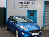 Used Ford Fiesta Zetec 100 HP (73 kW) 2019 Blue Hatchback