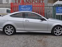 Used Mercedes C220 Sport Edition 170 HP (125 kW) 2014 Silver Coupe