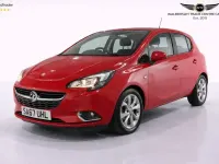 Begagnad Vauxhall Corsa SRi 75 HK (55 kW) 2017 Röd Halvkombi