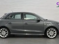 Usado Audi A1 Sportback S-Line 125 HP (91 kW) 2018 Cinzento Citadino