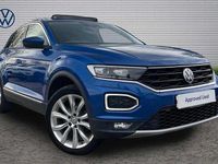 Used VW T-Roc R-line 150 HP (110 kW) 2018 Blue SUV