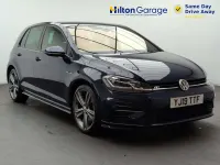 Used VW Golf VII R-line 150 HP (110 kW) 2019 Blue Hatchback